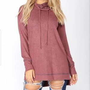 🔥3/$10🔥Fashion Nova Womens "Kore" Tunic-Marsala